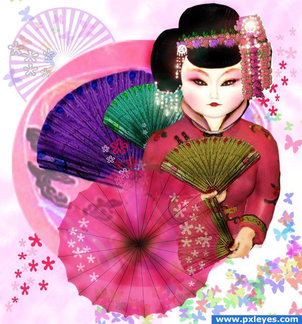 geisha wallpaper